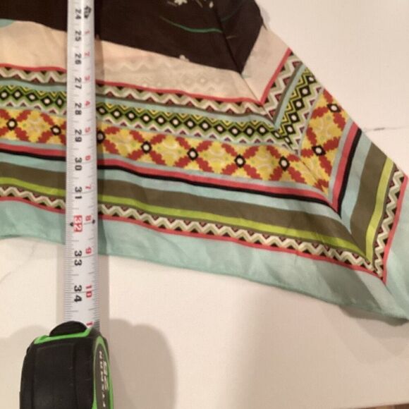 Sundance Womens Sz L 100% Silk Tunic Scarf Dress - Picture 7 of 7